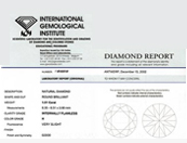 AGS diamond certificate