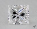 1.02 Carat E-IF Ideal Cut Princess Diamond 