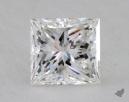 1.03 Carat F-VVS1 Ideal Cut Princess Diamond 