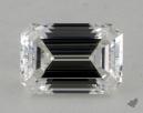 1.00 Carat F-IF Very Good Cut Emerald Diamond 