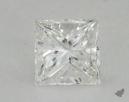 1.00 Carat F-VS2 Ideal Cut Princess Diamond 