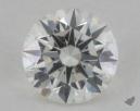 1.08 Carat H-SI1 Excellent Cut Round Diamond 