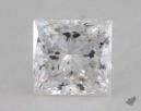1.00 Carat D-VS2 Very Good Cut Princess Diamond 