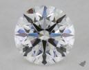 0.54 Carat F-SI1 Excellent Cut Round Diamond 