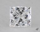 1.04 Carat D-VVS2 Very Good Cut Princess Diamond 