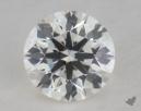 0.36 Carat J-VVS1 Ideal Cut Round Diamond 