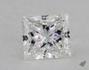 1.55 Carat F-VVS2 Ideal Cut Princess Diamond 