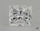 1.04 Carat E-SI1 Ideal Cut Princess Diamond 