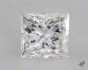 1.51 Carat F-SI1 Very Good Cut Princess Diamond 