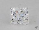 0.36 Carat E-VS1 Ideal Cut Princess Diamond 