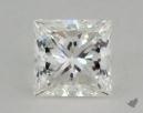 1.02 Carat F-SI1 Ideal Cut Princess Diamond 