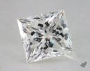 2.54 Carat H-VS1 Ideal Cut Princess Diamond 