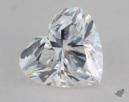 1.00 Carat D-SI2 Ideal Cut Heart Diamond 