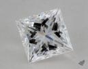 1.01 Carat D-VS1 Ideal Cut Princess Diamond 