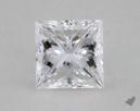1.00 Carat D-VVS2 Ideal Cut Princess Diamond 