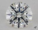 0.53 Carat J-VS1 Excellent Cut Round Diamond 