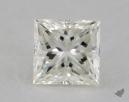 1.04 Carat K-VS1 Very Good Cut Princess Diamond 