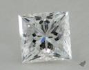 0.75 Carat D-VVS2 Very Good Cut Princess Diamond 