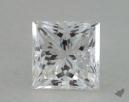 0.73 Carat F-VS1 Ideal Cut Princess Diamond 