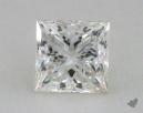 1.31 Carat G-VS1 Ideal Cut Princess Diamond 