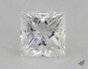 0.54 Carat E-SI1 Very Good Cut Princess Diamond 
