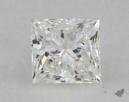 0.45 Carat J-VVS2 Ideal Cut Princess Diamond 