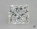 0.71 Carat H-VS2 Ideal Cut Princess Diamond 