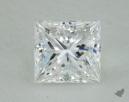1.16 Carat E-VVS1 Ideal Cut Princess Diamond 