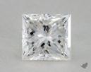 1.17 Carat F-VVS1 Ideal Cut Princess Diamond 