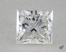 1.01 Carat F-VVS2 Ideal Cut Princess Diamond 