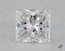 1.04 Carat E-SI1 Ideal Cut Princess Diamond 