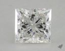 1.00 Carat G-VS1 Ideal Cut Princess Diamond 