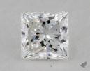 0.46 Carat E-VS1 Very Good Cut Princess Diamond 