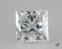 1.08 Carat F-VS2 Ideal Cut Princess Diamond 