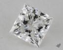0.63 Carat G-VS1 Ideal Cut Princess Diamond 