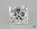 0.72 Carat H-SI2 Very Good Cut Princess Diamond 