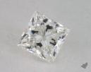 0.61 Carat G-VS2 Ideal Cut Princess Diamond 