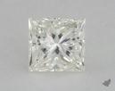 1.06 Carat I-VVS2 Ideal Cut Princess Diamond 