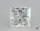 0.55 Carat G-VVS1 Ideal Cut Princess Diamond 