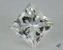 0.54 Carat F-VVS1 Ideal Cut Princess Diamond 