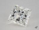 2.12 Carat I-SI1 Ideal Cut Princess Diamond 