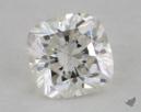 0.50 Carat J-SI1 Ideal Cut Cushion Diamond 
