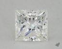 1.01 Carat G-VVS1 Ideal Cut Princess Diamond 