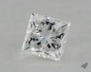 0.50 Carat E-VVS2 Ideal Cut Princess Diamond 
