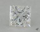 0.57 Carat G-VVS2 Ideal Cut Princess Diamond 
