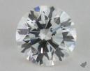 0.72 Carat F-SI1 Excellent Cut Round Diamond 