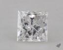 0.96 Carat D-I1 Very Good Cut Princess Diamond 