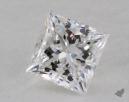 0.52 Carat E-SI1 Ideal Cut Princess Diamond 