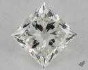 0.96 Carat I-VVS2 Ideal Cut Princess Diamond 