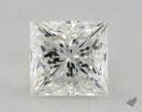 0.83 Carat I-VS1 Very Good Cut Princess Diamond 